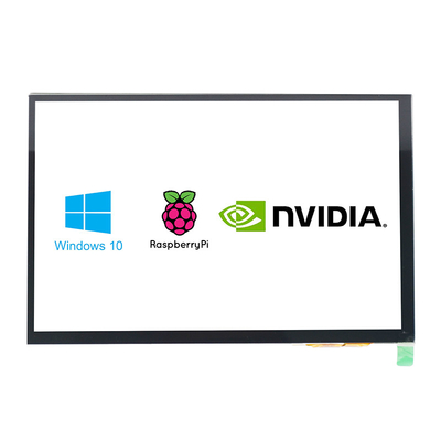 300cd/m2-1000cd/m2 PCAP टच डिस्प्ले 10.1 इंच HDMI रास्पबेरी पाई के साथ संगत