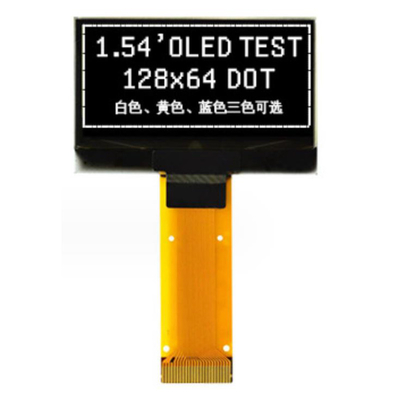 1समानांतर और 4-वायर एसपीआई इंटरफेस के साथ.54 इंच OLED SSD1309 मोनोक्रोम डिस्प्ले