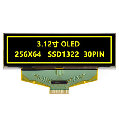 UG-5664ASWEF01 3.12" 256*64 डॉट्स OLED डिस्प्ले मॉड्यूल SPI/पैरेलल/I2C इंटरफेस के साथ