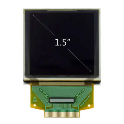 1.5 इंच 128x128 डॉट्स 262k रंग AMOLED डिस्प्ले ZIF प्रकार UG-2828GDEDF11 SSD1351 नियंत्रक