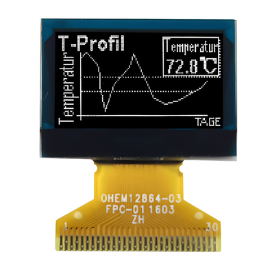 0.96 इंच OLED डिस्प्ले मॉड्यूल 128x64, OEL ग्राफिक डिस्प्ले 0.96 इंच