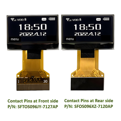 कम लागत 0.96 इंच OLED डिस्प्ले 128X64 IIC I2C SPI 8080 इंटरफ़ेस 30 पिन ZIF FPC