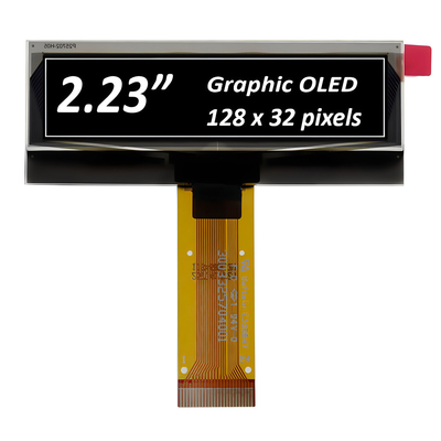 2.23 इंच OLED डिस्प्ले मॉड्यूल 128*32 डॉट मैट्रिक्स PMOLED स्क्रीन SSD1305 ड्राइवर 24Pin
