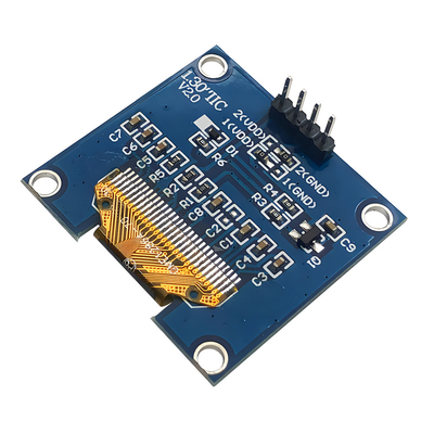 1.3-इंच 128x64 डॉट मैट्रिक्स OLED 4-पिन IIC I2C इंटरफेस SH1106 ड्राइवर आईसी सफेद/नीला फ़ॉन्ट विकल्प