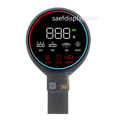 ऑटोमोटिव ग्रेड 2.8 इंच Tft डिस्प्ले SPI+RGB इंटरफेस 480*480 गोल गोल एलसीडी स्क्रीन