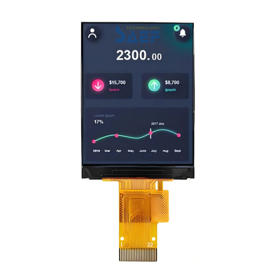 2-इंच हाई ब्राइटनेस IPS TFT-LCD डिस्प्ले मॉड्यूल - 240x320 Res 400 Nits For IoT Devices USA