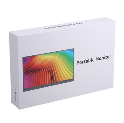 लैपटॉप के लिए पोर्टेबल मॉनिटर 13.3 इंच,FHD 1080P USB C ट्रैवल मॉनिटर कंप्यूटर के लिए बाहरी, किकस्टैंड के साथ दूसरी डिस्प्ले स्क्रीन