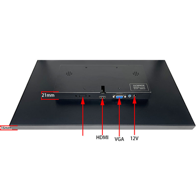 15.6 इंच HDMI LCD पोर्टेबल मॉनिटर HD रिज़ॉल्यूशन 1920*1080 डॉट्स औद्योगिक नियंत्रण सुरक्षा निगरानी के लिए