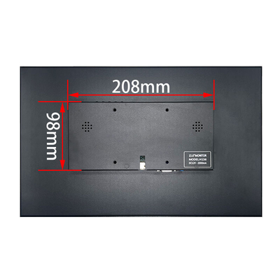 15.6 इंच HDMI LCD पोर्टेबल मॉनिटर HD रिज़ॉल्यूशन 1920*1080 डॉट्स औद्योगिक नियंत्रण सुरक्षा निगरानी के लिए