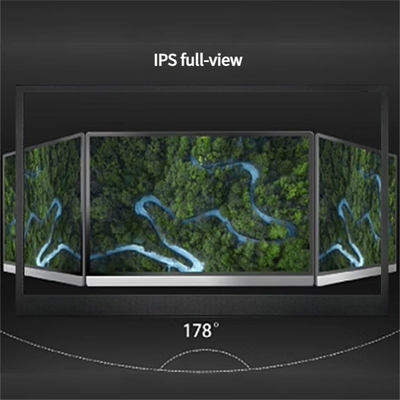 15.6 इंच औद्योगिक-ग्रेड मेटल टचस्क्रीन डिस्प्ले फुल HD 1920x1080 IPS पैनल 10-पॉइंट कैपेसिटिव टच के साथ