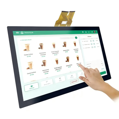 23.8" इंडस्ट्रियल TFT LCD डिस्प्ले FHD 1080p LVDS इंटरफ़ेस वाइड व्यूइंग एंगल लो रिफ्लेक्शन 350 cd/m2 ब्राइटनेस EU/US प्रमाणित