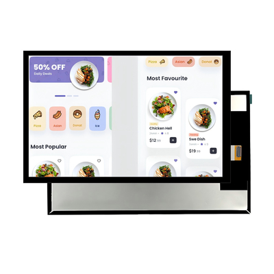औद्योगिक 10.1" 800x1280 LVDS TFT डिस्प्ले PCAP टच के साथ (SFTO1010YX-7239BCT) - IPS, वाइड टेम्प, RoHS/REACH