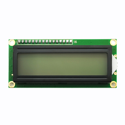 हैडर पिन कनेक्टर के साथ एमपीयू इंटरफेस कस्टम कैरेक्टर एलसीडी 16x2 5V