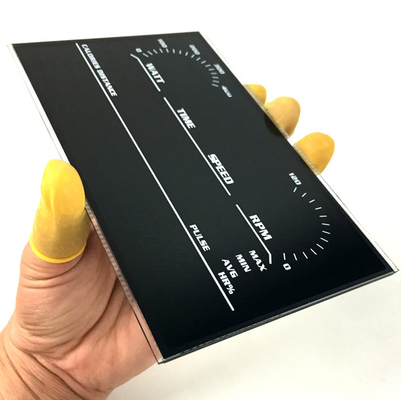स्पीडोमीटर फ्रंट स्क्रीन के लिए वैटएन मोनोक्रोम एलसीडी डिस्प्ले 5V