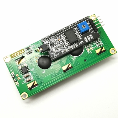 I2C इंटरफ़ेस 16x2 कैरेक्टर एलसीडी डिस्प्ले ब्लू 5V 4 पिन नंबर