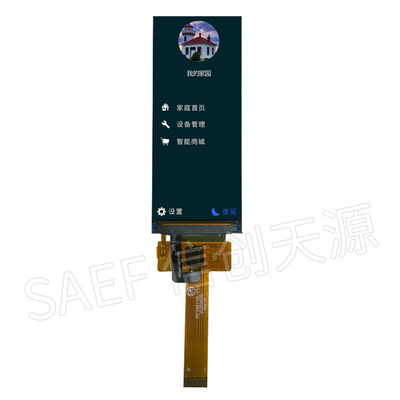 MIPI इंटरफ़ेस TFT LCD डिस्प्ले 3.51 "इंच 340x800 IPS ST7701S