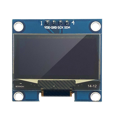 निष्क्रिय मैट्रिक्स 1.3 इंच I2C OLED डिस्प्ले 128x64 COG PCB 4 पिन