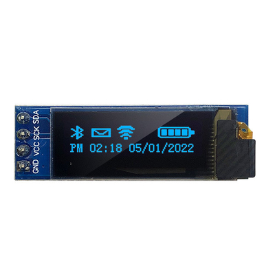 3V 5V 128x32 OLED डिस्प्ले मॉड्यूल 0.91 इंच 4 पिन SSD1306 ड्राइवर IC के साथ