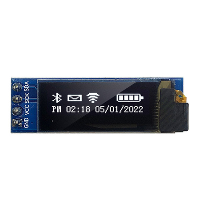 3V 5V 128x32 OLED डिस्प्ले मॉड्यूल 0.91 इंच 4 पिन SSD1306 ड्राइवर IC के साथ