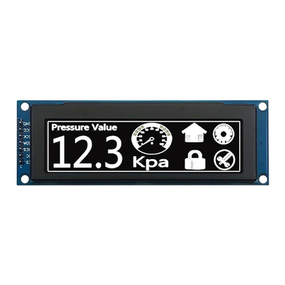 COF 256x64 OLED डिस्प्ले मॉड्यूल 3.12 "इंच 16 ग्रेस्केल 3.3V पावर