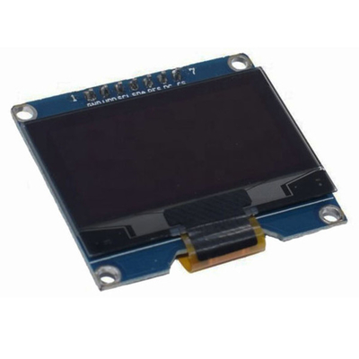 1.54 इंच OLED डिस्प्ले मॉड्यूल 128x64 SPI इंटरफ़ेस सफेद / नीला फ़ॉन्ट