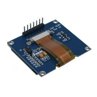 1.54 इंच OLED डिस्प्ले मॉड्यूल 128x64 SPI इंटरफ़ेस सफेद / नीला फ़ॉन्ट