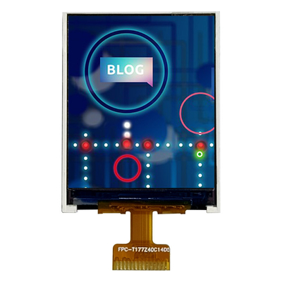 1.77' TFT एलसीडी डिस्प्ले SPI इंटरफेस W/Anti-Glare Surface, 128x160, टच स्क्रीन वैकल्पिक
