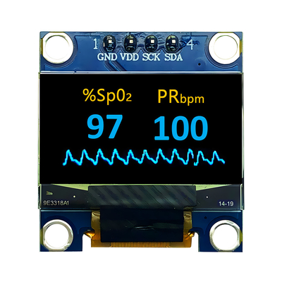 0.96 इंच OLED डिस्प्ले मॉड्यूल - 128x64 I2C, पीला+नीला, 4-पिन हेडर सर्वश्रेष्ठ मूल्य संयुक्त राज्य अमेरिका