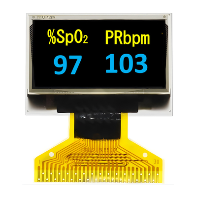 दो रंग पीला+नीला 0.96 इंच पतला OLED डिस्प्ले SPI इंटरफ़ेस